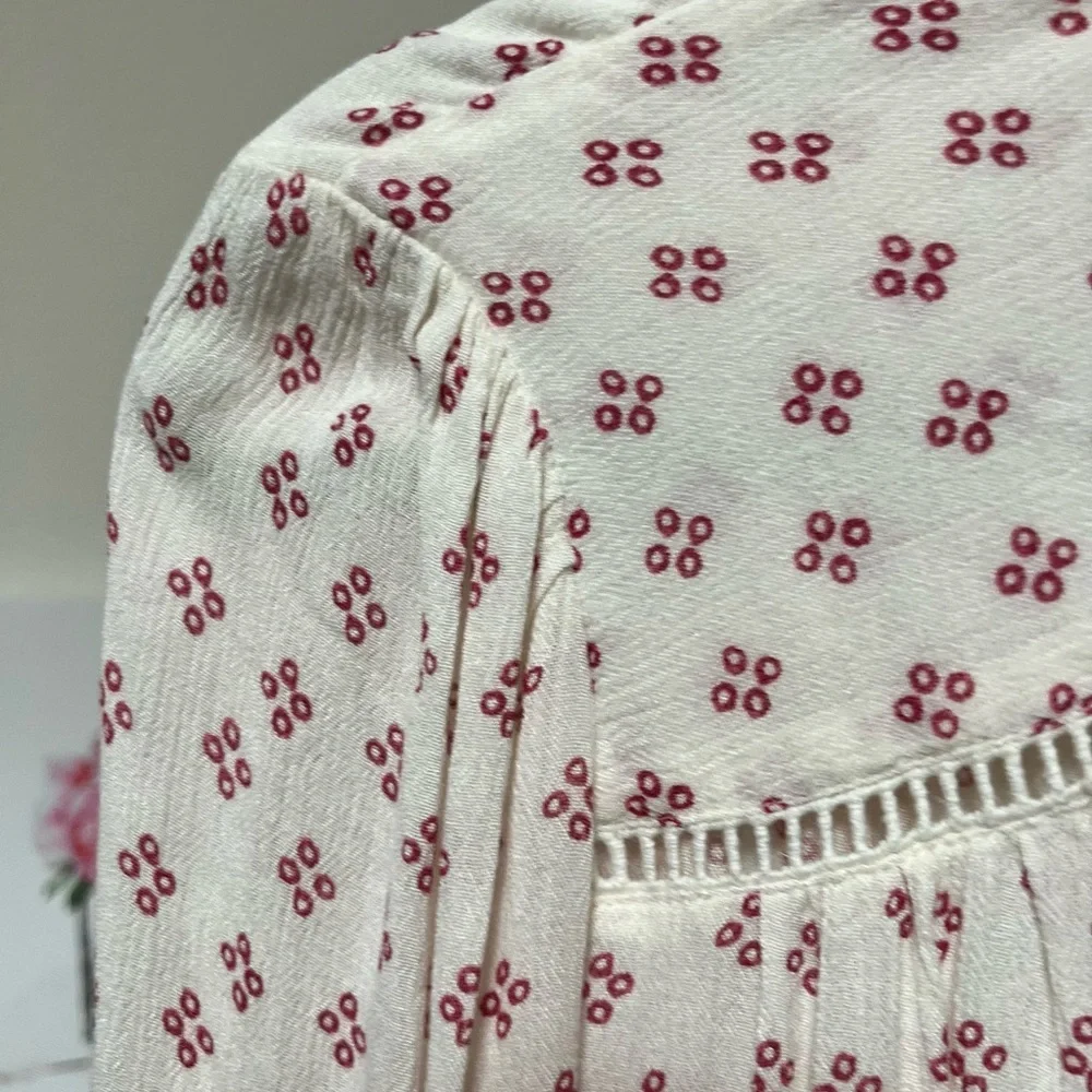 Cotton top with batik print - Picture 5 of 8